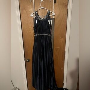 Sequin Hearts Navy Dress